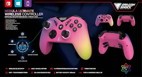 Manette DragonShock Nebula Ultimate Switch - vue 6