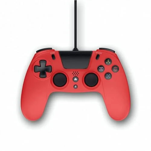 Manette filaire Gioteck VX4 rouge PS4/PC - vue 2