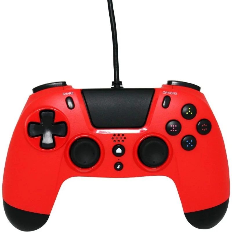 Manette filaire Gioteck VX4 rouge PS4/PC