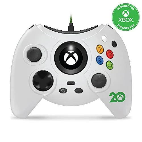 Manette Filaire - Hyperkin - Duke - Xbox One - Blanc - Double Vibration - Prise Casque - vue 2