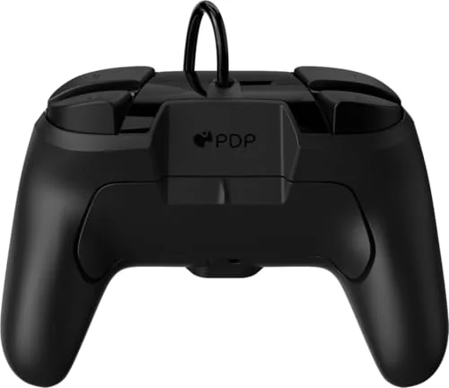 Manette filaire Pdp Faceoff Deluxe Noir et blanc pour Nintendo Switch - vue 6