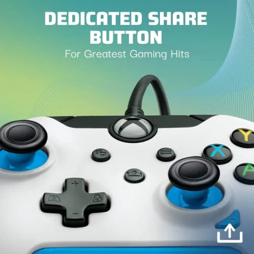 Manette filaire Pdp pour Xbox et PC Ion Blanc - vue 4