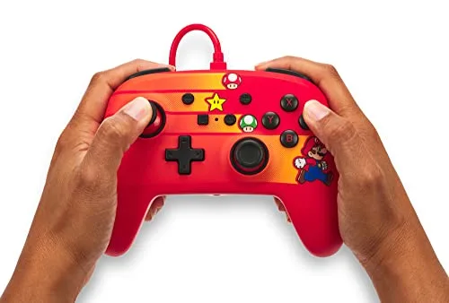 Manette Filaire - POWER A - Nintendo Switch - Speedster Mario - vue 2