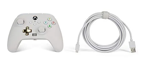 Manette filaire PowerA blanche Xbox Series X/S - vue 7