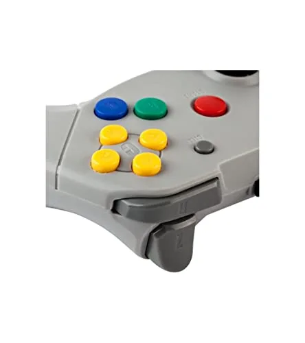 Manette filaire Under Control Nintendo 64 - 2M - Grise - vue 2