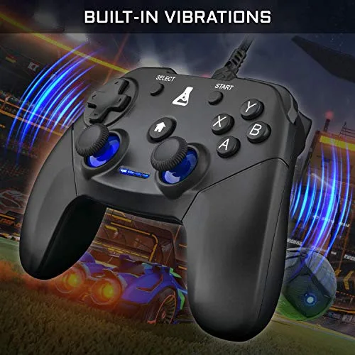 Manette Gamer - The G-Lab - K-PAD THORIUM - Filaire - PC & PS3 - Noir - vue 3