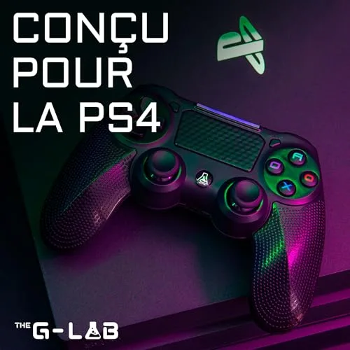 Manette Gamer - The G-Lab - K-PAD THORIUM - Sans Fil - PS4 - Noir - vue 2