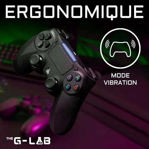 Manette Gamer - The G-Lab - K-PAD THORIUM - Sans Fil - PS4 - Noir - vue 5