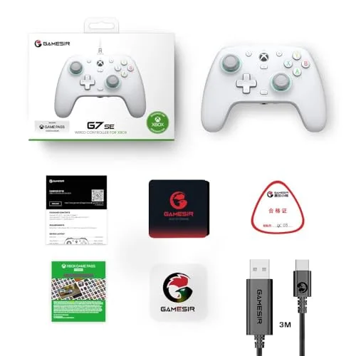 Manette GameSir G7 SE Filaire USB Blanc - vue 7