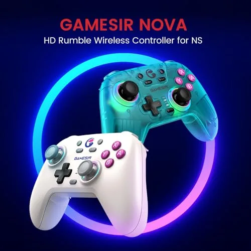 Manette GameSir T4n Nova Wireless Turquoise - vue 2