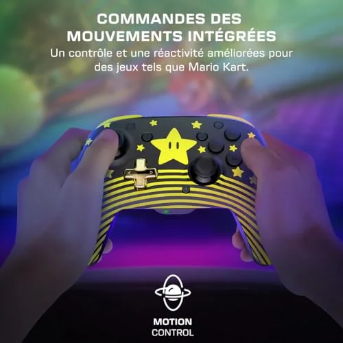 Manette gaming sans fil pour Nintendo Switch™ - TURTLE BEACH - TBC-8101-75 - Rematch™ Super Mario Star - vue 5