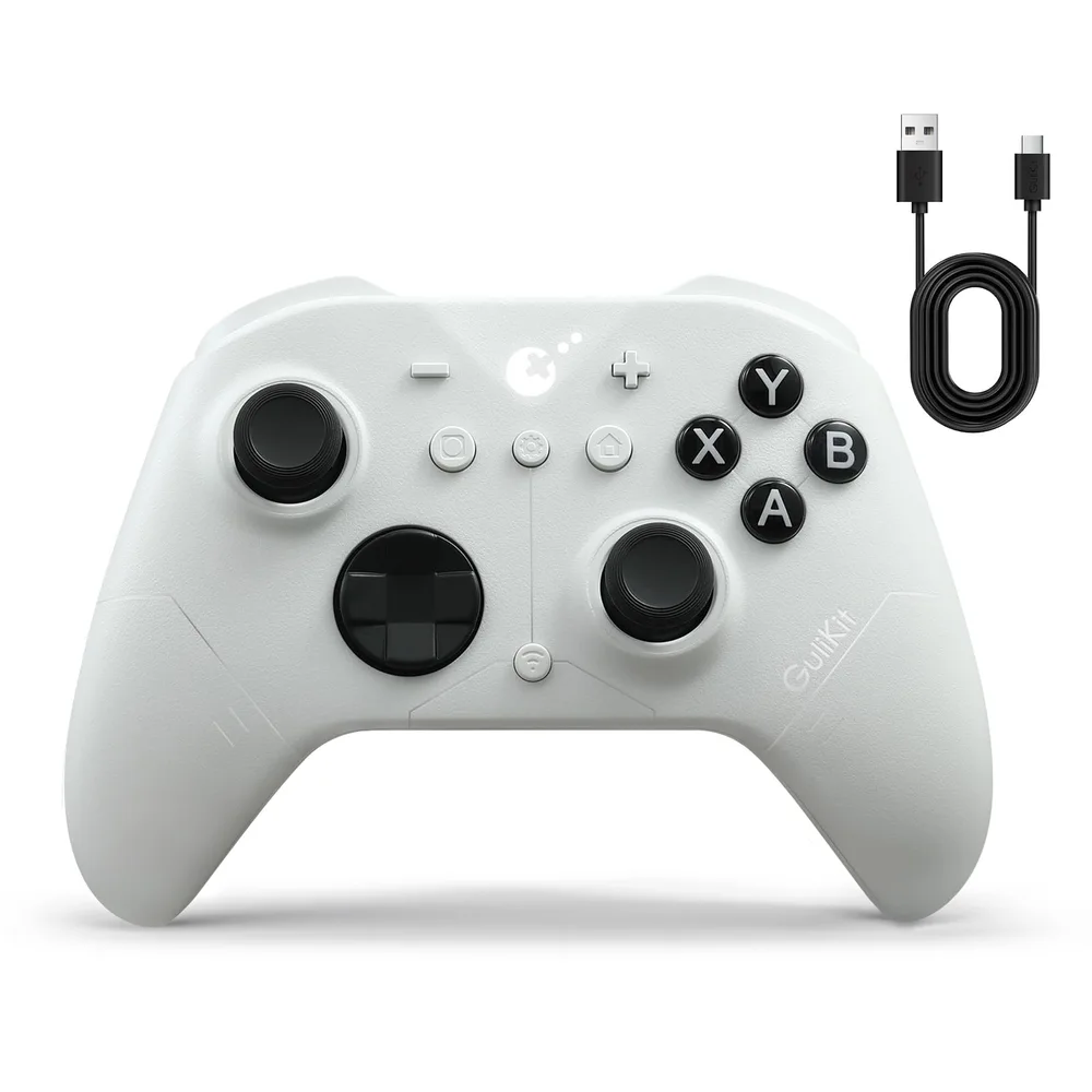 Manette GuliKit ES PRO Blanc Sans Fil TMR Anti-Drift - vue 2