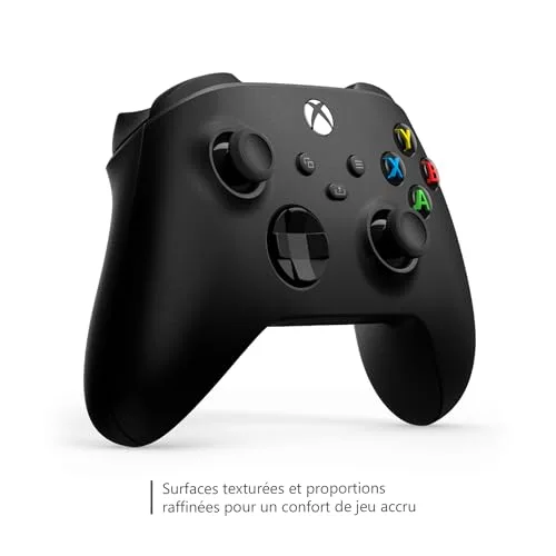 Manette Microsoft Xbox Sans Fil Noir Carbon - vue 3