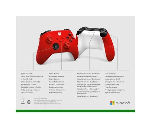 Manette Microsoft Xbox Wireless Pulse Red - vue 7