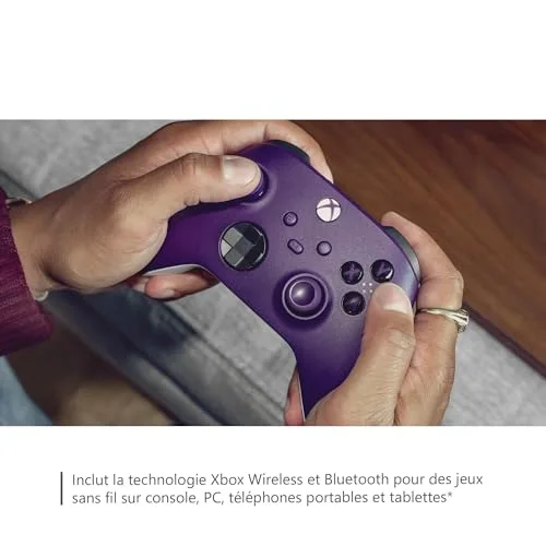 Manette Microsoft Xbox Wireless Violet QAU-00069 - vue 9