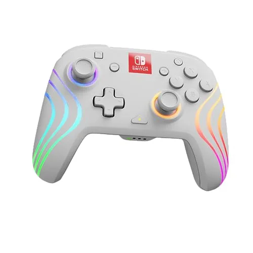 Manette PDP Afterglow Wave Blanc Switch - vue 6