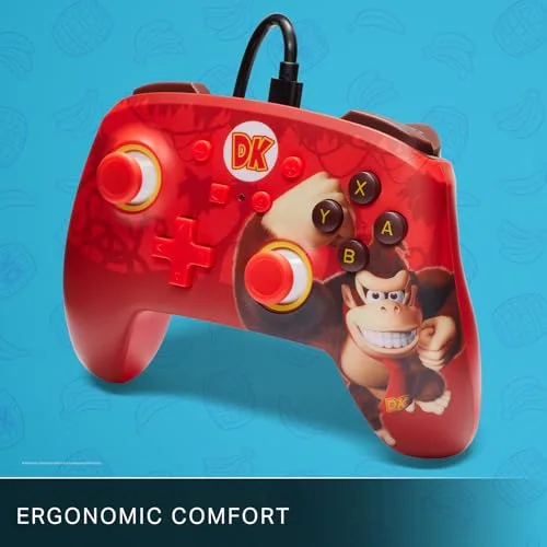 Manette PowerA Enhanced Switch Rouge USB Filaire - vue 6