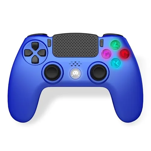 TRADE INVADERS Manette Sans Fil Bleue Freaks And Geeks PS4
