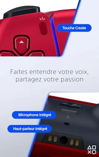 Manette sans fil DualSense™ - Volcanic Red I PS5 et PC - vue 4