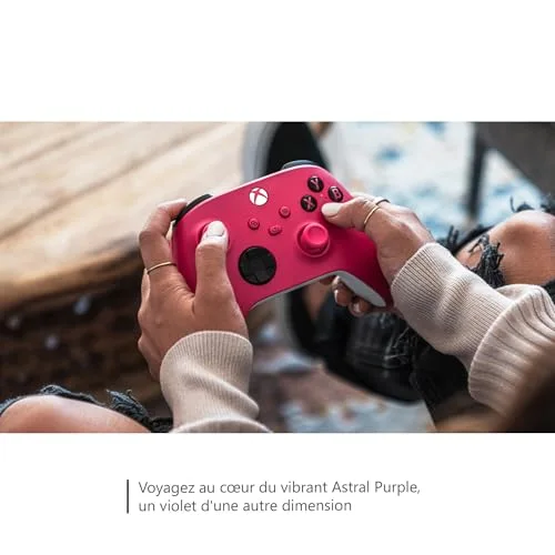 Manette sans fil Microsoft Xbox Series/One/PC Deep Pink - vue 2