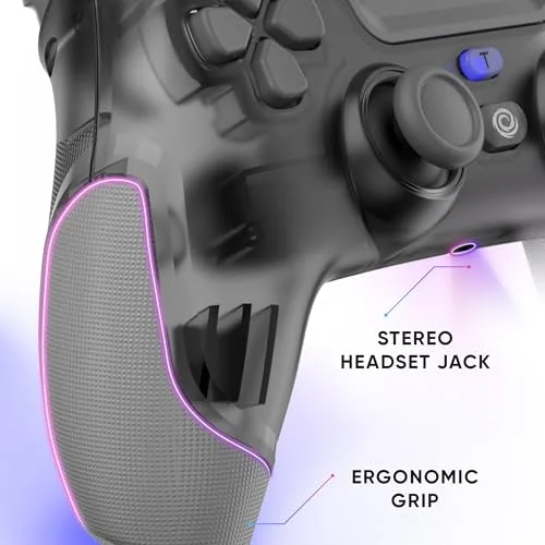Manette sans fil Oniverse Revolt Bluetooth Mercure Grey pour PS4 PS5 PC Android et iOS - vue 5