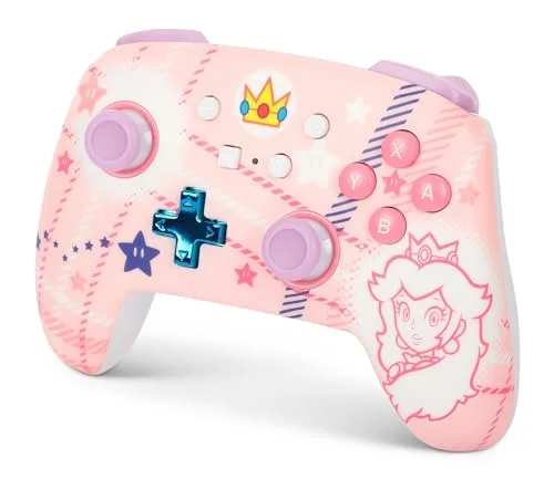 Manette sans fil - POWER A - NSGP0255-01 - Peach - 30 heures de jeu - Compatible Nintendo Switch - vue 5