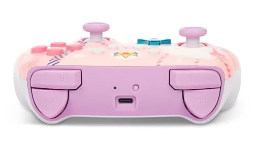 Manette sans fil - POWER A - NSGP0255-01 - Peach - 30 heures de jeu - Compatible Nintendo Switch - vue 7