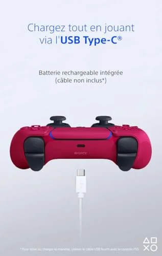 Manette Sony DualSense Cosmic Red PS5 - vue 5