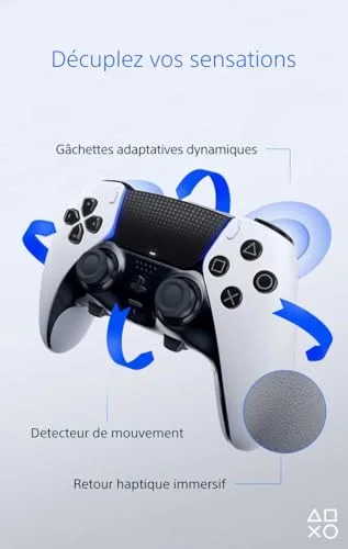 Manette Sony DualSense Edge PS5 Sans Fil - vue 4
