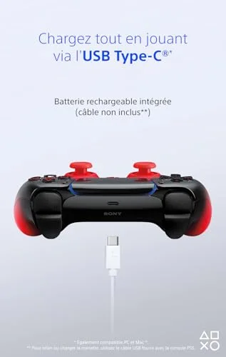 Manette Sony DualSense HyperPop Techno Red PS5 - vue 6