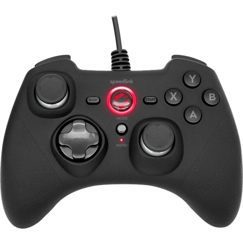 Manette Speedlink Rait Noir USB Sans Fil Switch PC PS3