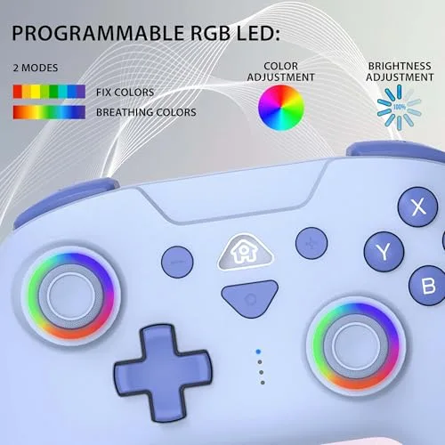 Manette - Switch 2 - Sans fil - LED RGB - Switch OLED - Switch - vue 3