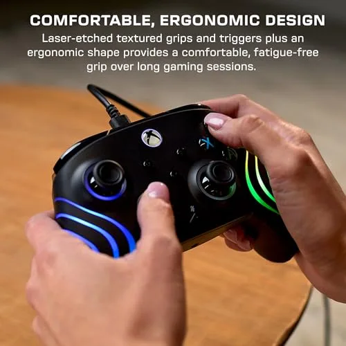 Manette Turtle Beach Afterglow Wave filaire Xbox PC LED - vue 7