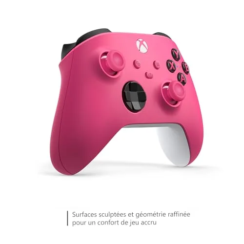 Manette Xbox Wireless Controller Microsoft Blanc Rose - vue 3