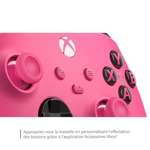 Manette Xbox Wireless Controller Microsoft Blanc Rose - vue 7