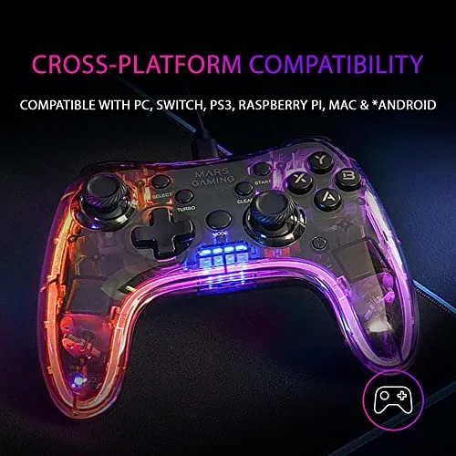 MARS GAMING Manette de jeu fil - vue 8