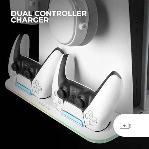 Mars Gaming MPS5-B2 Neon RGB PS5 Slim Support - vue 2