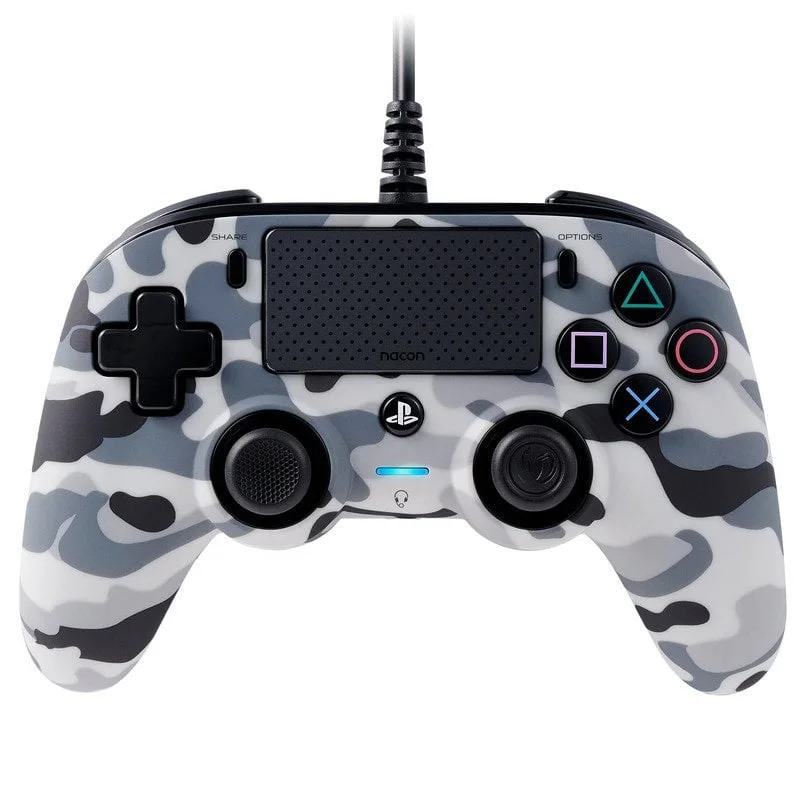 Nacon Manette PS4 Compact Officielle Camouflage Gris