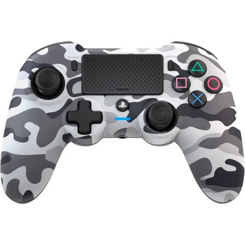 Nacon Manette Sans Fil Asymétrique PS4 Dualshock 4 V2 Camouflage Gris