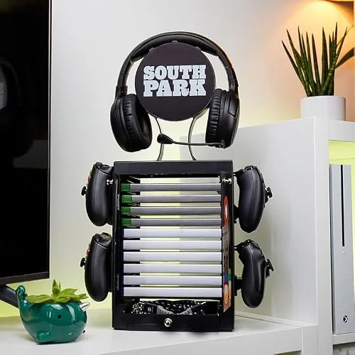 Numskull - Meuble de rangement inspiré de South Park pour gamer pour 4 manettes - 10 jeux - 1 casque - vue 5