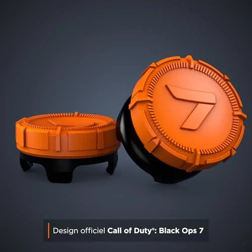 Pack de 2 Call Of Duty BO7 Performance Thumbsticks - STEELSERIES - KontrolFreek - Pour manettes PS5PS4 - Orange - vue 2