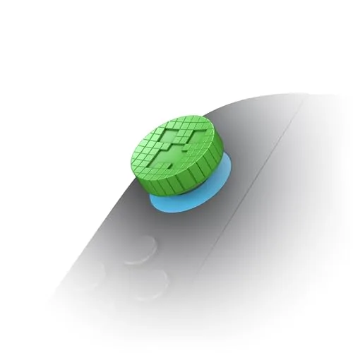 Pack de 2 Minecraft Performance Thumbsticks - STEELSERIES - KontrolFreek - Creeper Edtion - Pour JoyCon Switch 2 - Vert - vue 5