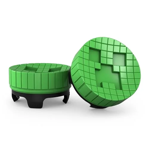 Pack de 2 Minecraft Performance Thumbsticks - STEELSERIES - KontrolFreek - Creeper Edtion - Pour manettes PS5PS4 - Vert - vue 2