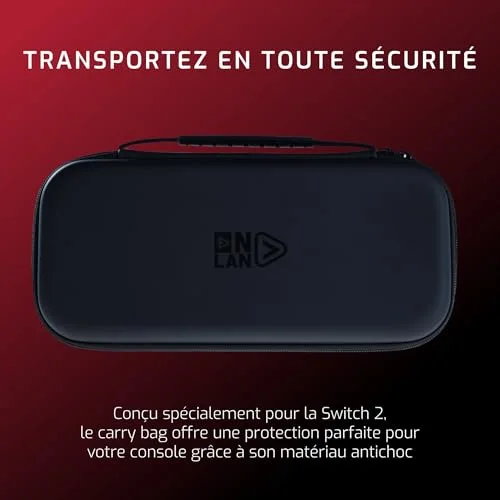 Pack de démarrage - ONLAN - Nintendo Switch 2 - Sacoche noire + Protection décran + Thumbsticks - vue 4