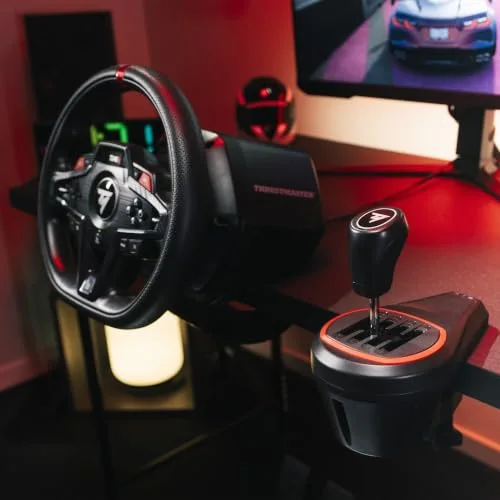 Pack volant - THRUSTMASTER - T248R Shifter Pack - Volant T248R - Levier de vitesse TH8S - Pédalier PC PlayStation - vue 6