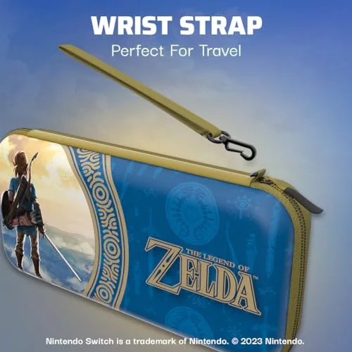PDP Étui de voyage Hyrule Blue Nintendo Switch - vue 3
