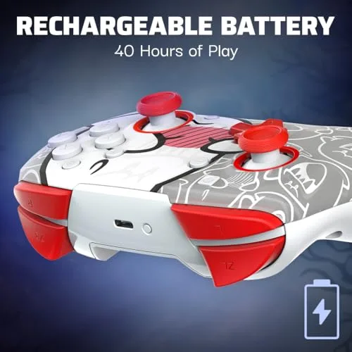 PDP Rematch GLOW Wireless Controller Boo-Hoo - vue 3