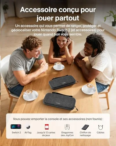 Pochette de transport - BELKIN - Nintendo Switch 2 - Anthracite - vue 3