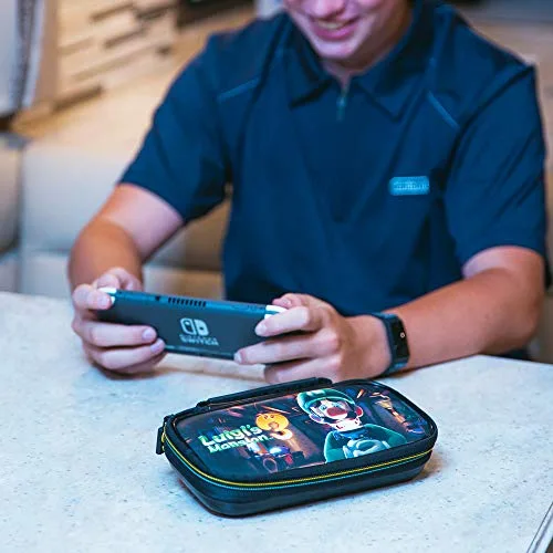 Pochette de transport - BigBen - Luigis Mansion 3 - Noir - Nintendo Switch Lite - Deluxe - vue 7