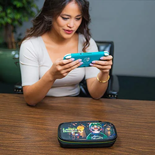 Pochette de transport - BigBen - Luigis Mansion 3 - Noir - Nintendo Switch Lite - Deluxe - vue 8
